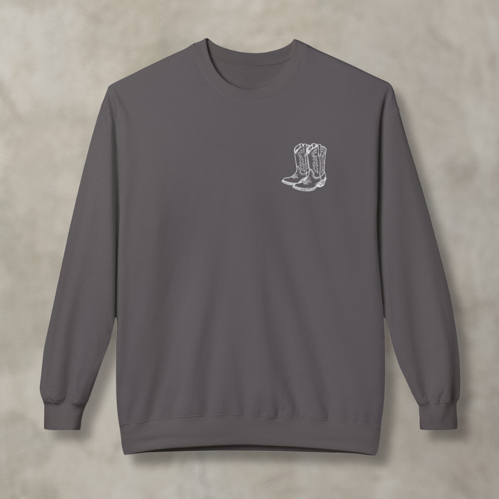 Blood Bought Boots Crewneck