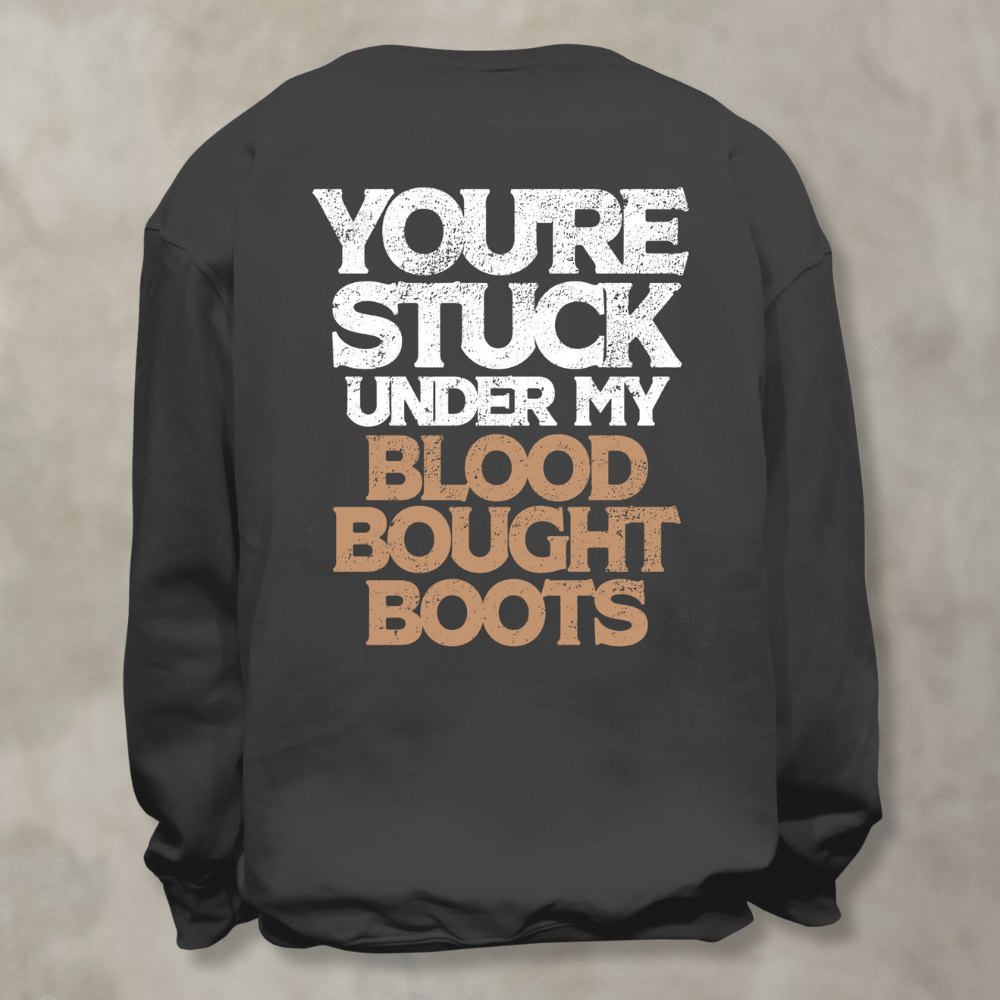 Blood Bought Boots Crewneck