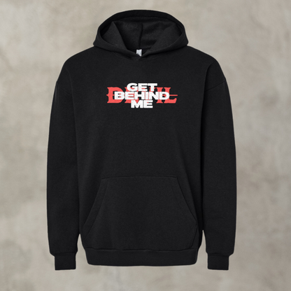 Get Behind Me Black Hoodie