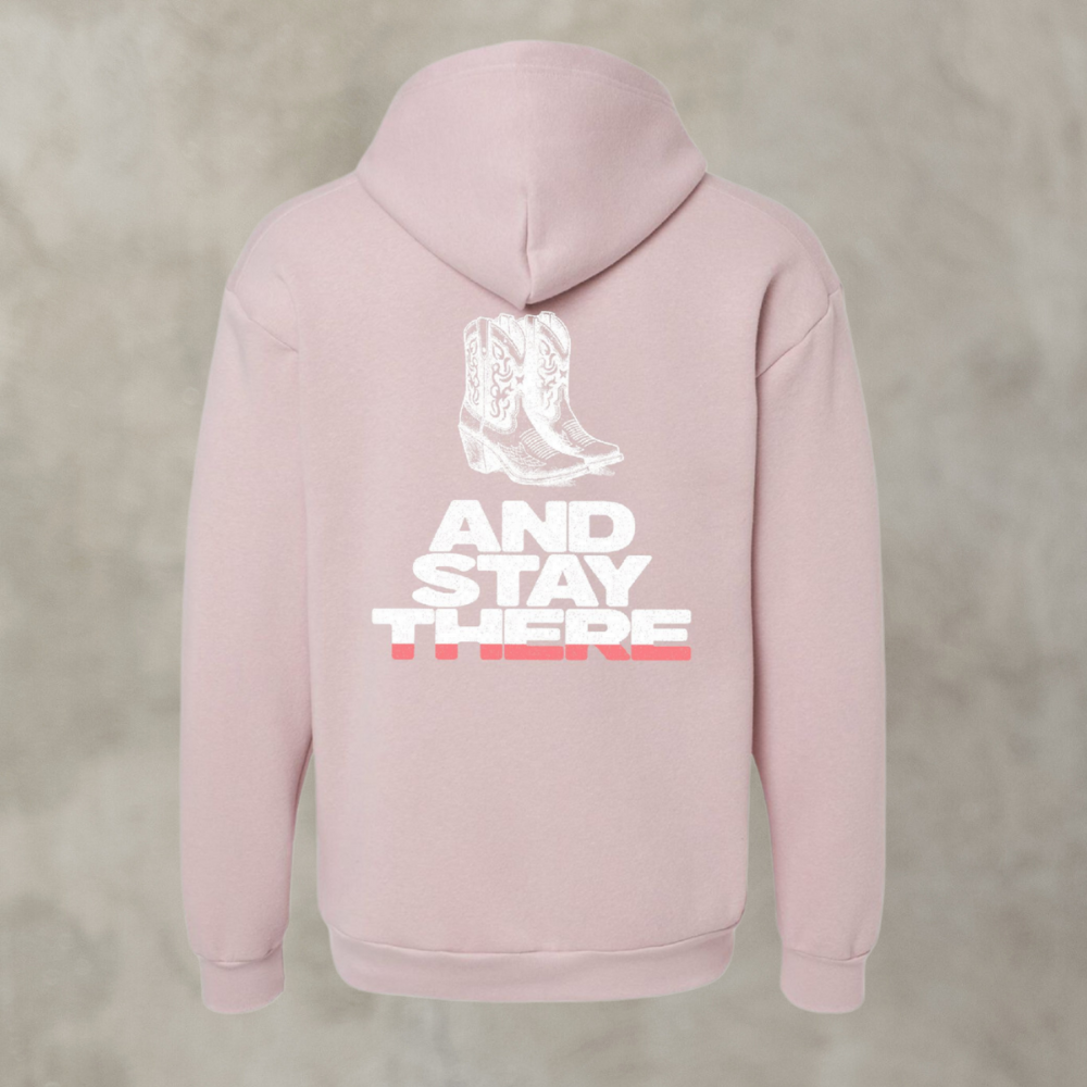 Get Behind Me Pink Hoodie