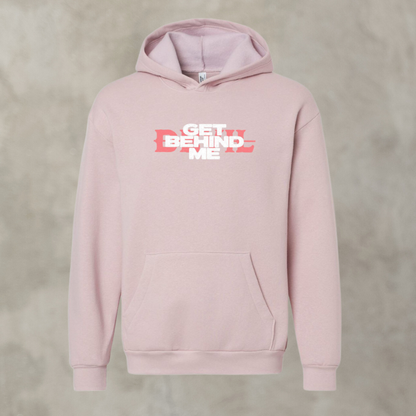 Get Behind Me Pink Hoodie